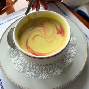 Gluten-free soup from Belle Haven Club